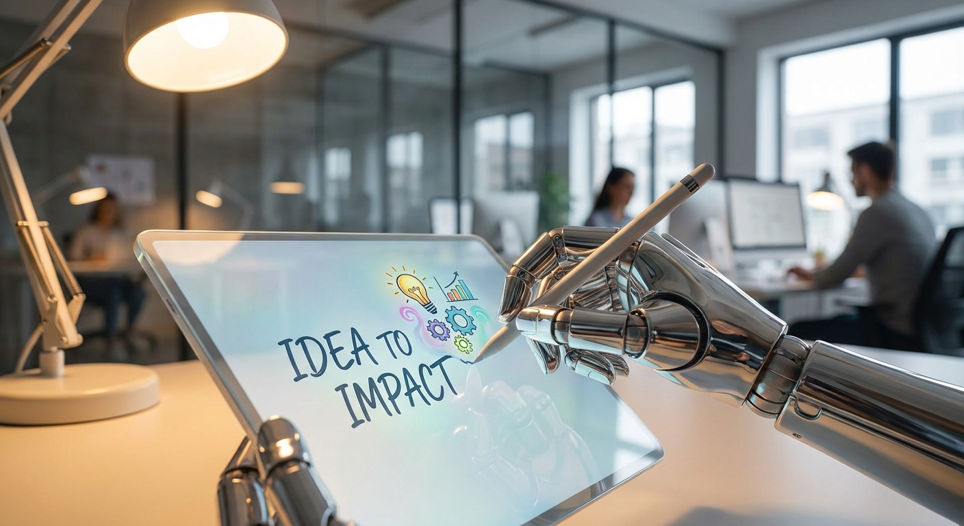 AI assistant writing creative marketing copy